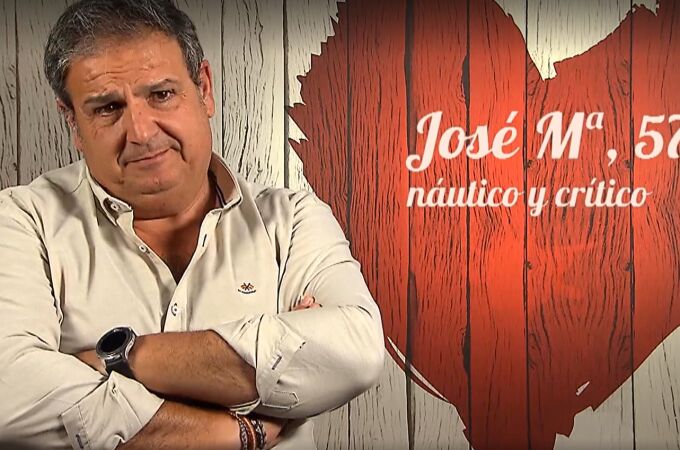 José María, falangista declarado en 'First Dates'