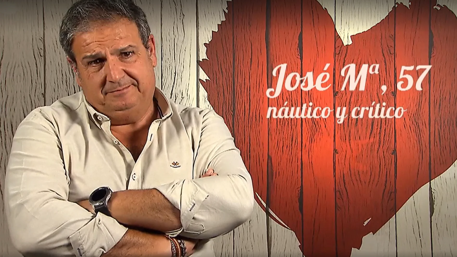 José María, falangista declarado en 'First Dates'