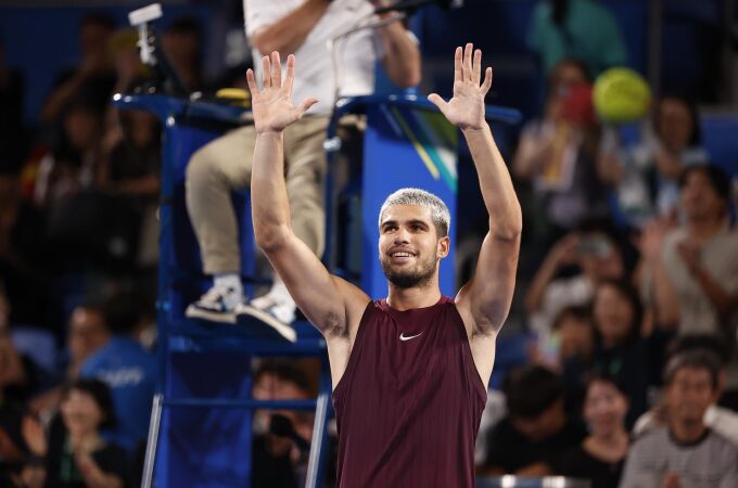 Tenis.- El tenista español Carlos Alcaraz se medirá a Fritz en semifinales del 'Six Kings Slam'