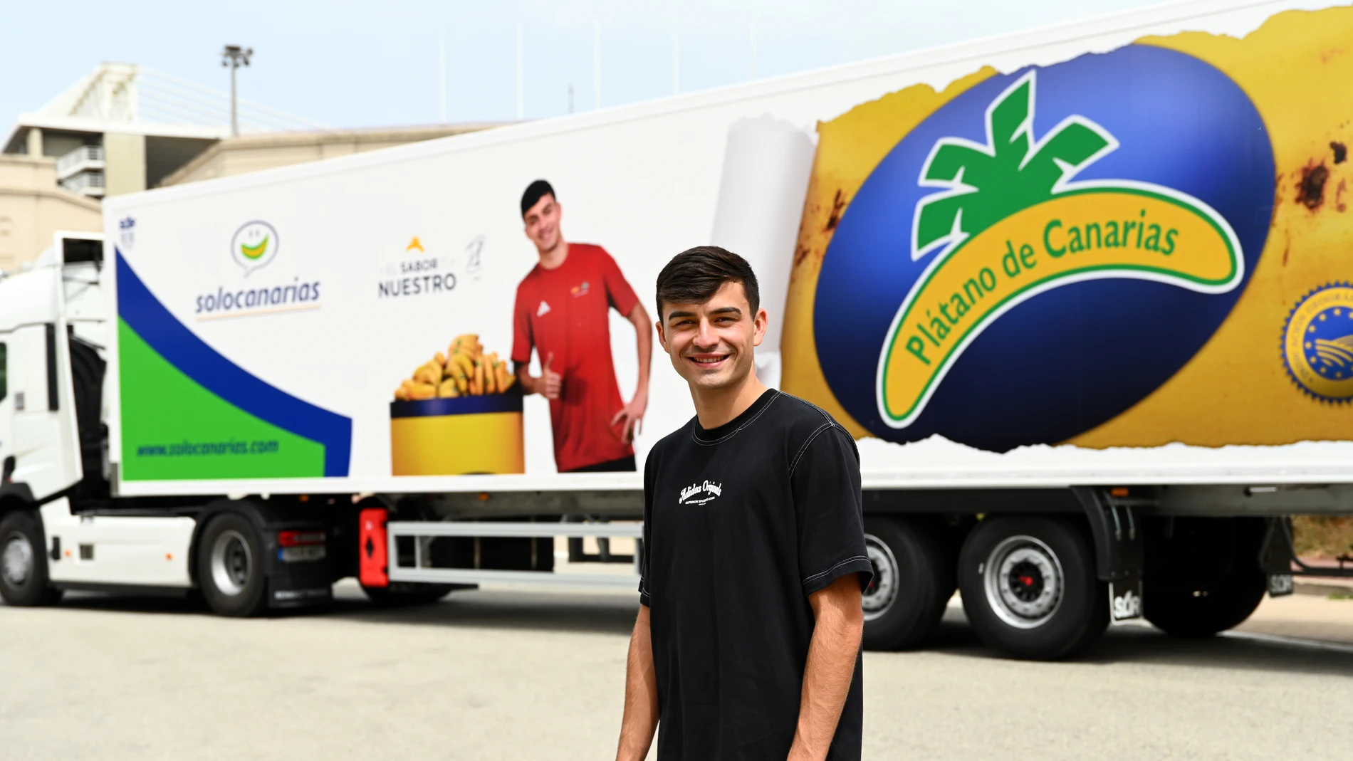 Pedri ha renovado como embajador de Plátano de Canarias