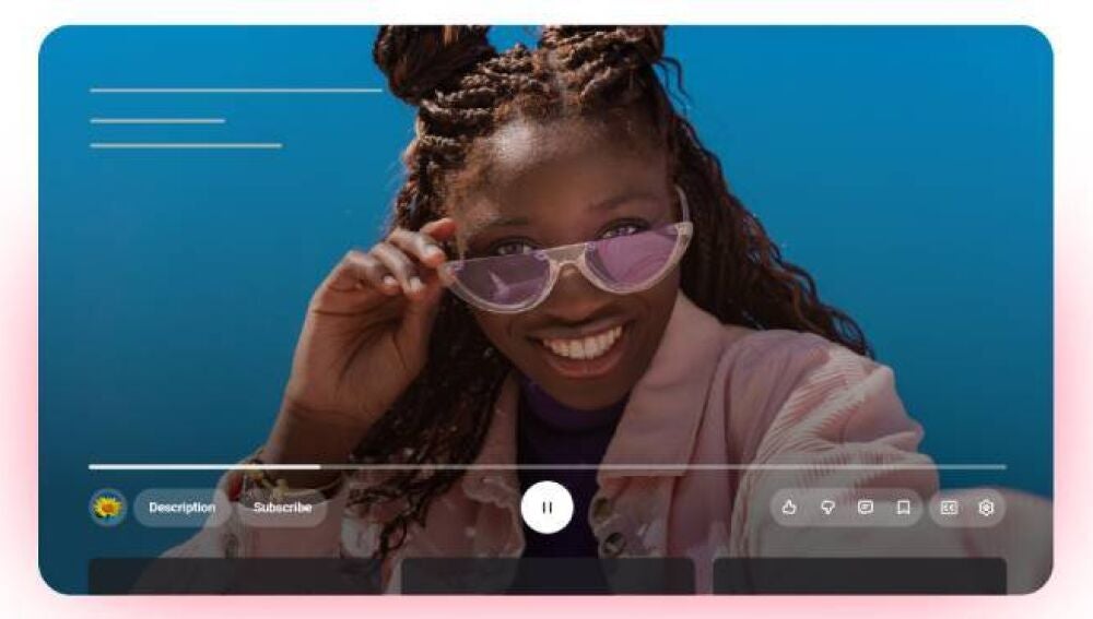 El nuevo reproductor de YouTube.