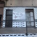 Pintada genocida en Barcelona