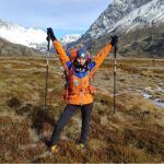 Laura Villa exploró la Patagonia durante su tratamiento de cáncer de mama