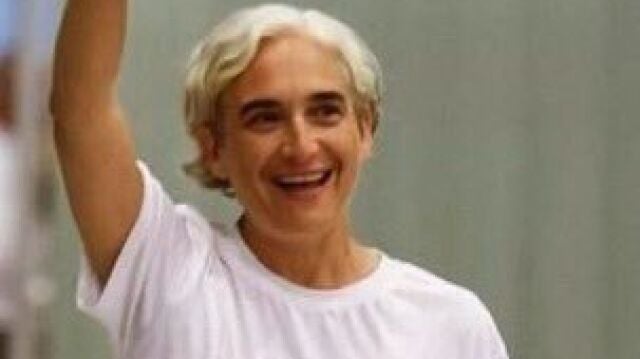 Ada Colau, recién llegada de la Flotilla Ada Colau, recién llegada de la Flotilla