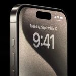Imagen promocional del iPhone 15 Pro que muestra el botón de acción