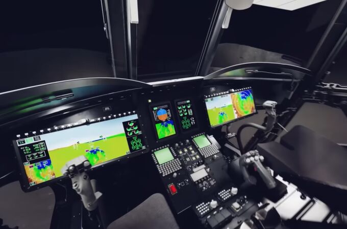 Interior de las nuevas cabinas de los Chinook