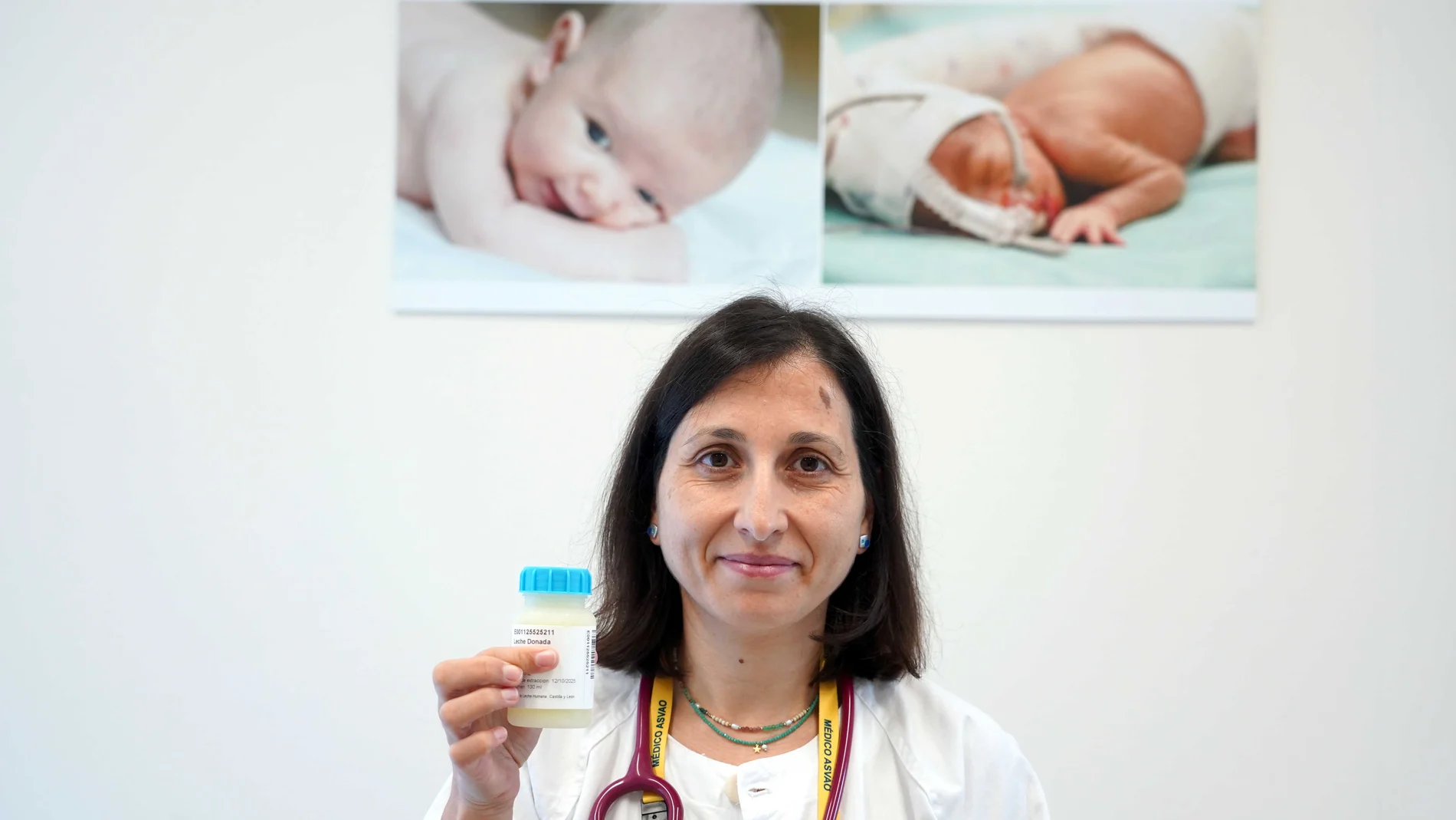Raquel Izquierdo, pediatra y neonatóloga en el Banco de Leche Materna de Castilla y León