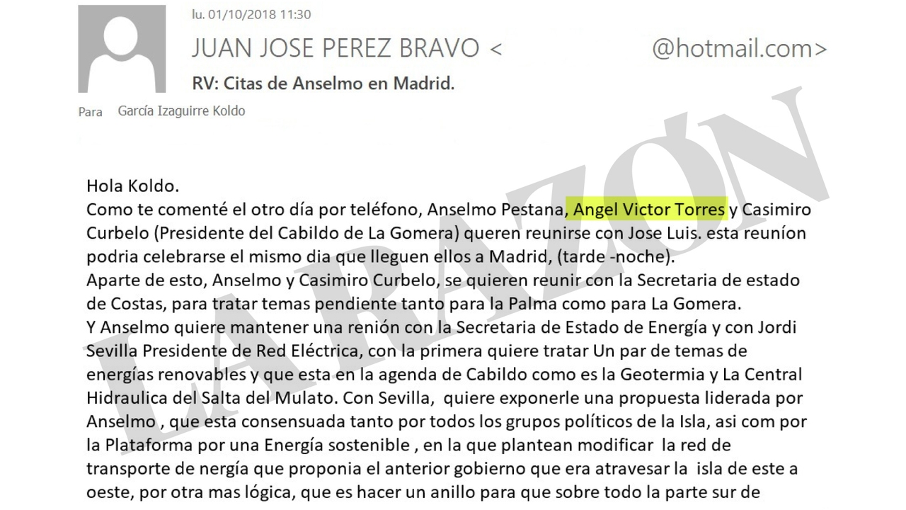 Koldo medió para reunir a Ábalos y al ministro Torres en 2018