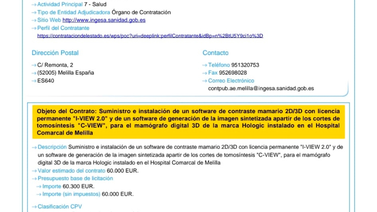 Sanidad eligió para Melilla a la empresa de los test de Ayuso