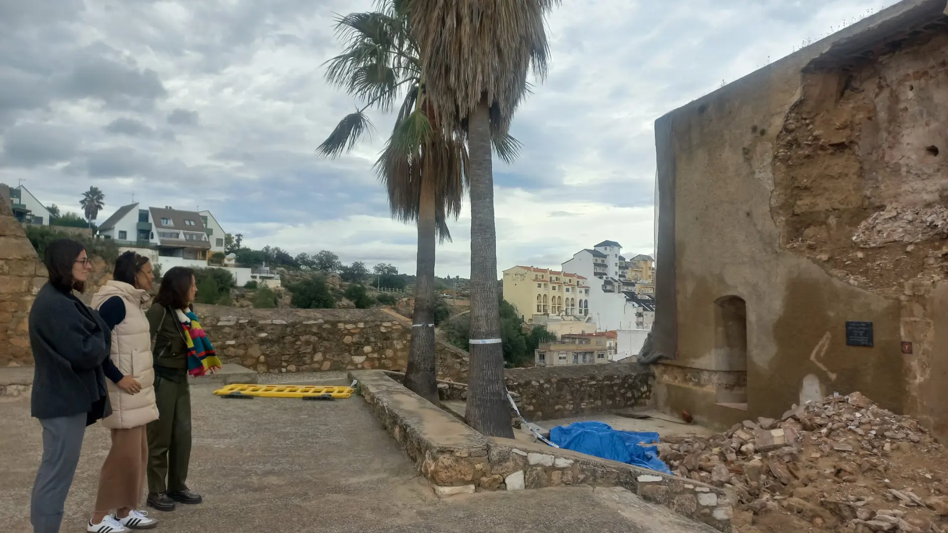 El Castillo de Buñol (Valencia) vuelve a la vida tras la dana
