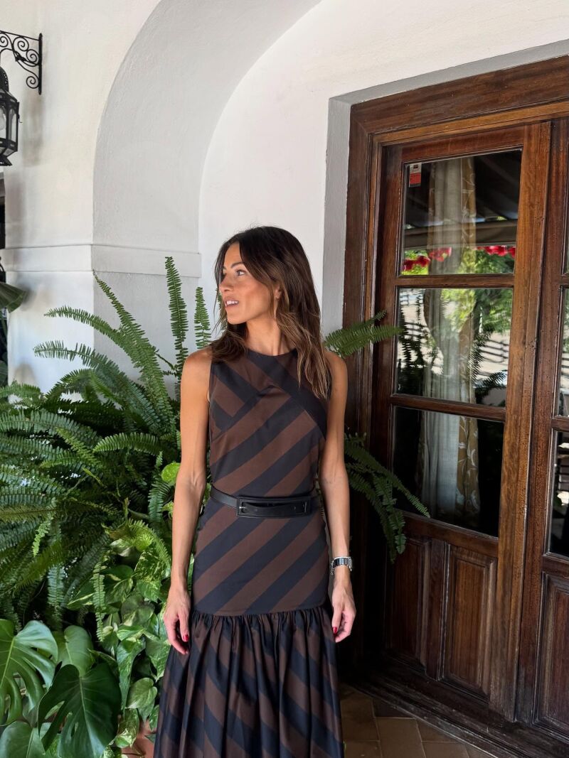 El look de Virginia Troconis.