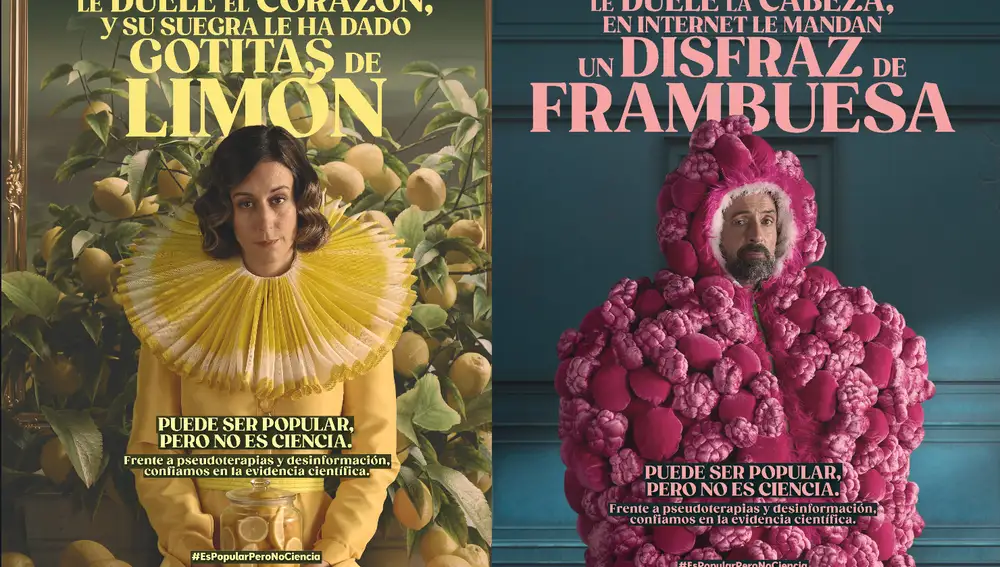 Ejemplo de dos campañas del Gobierno de España de 2024.