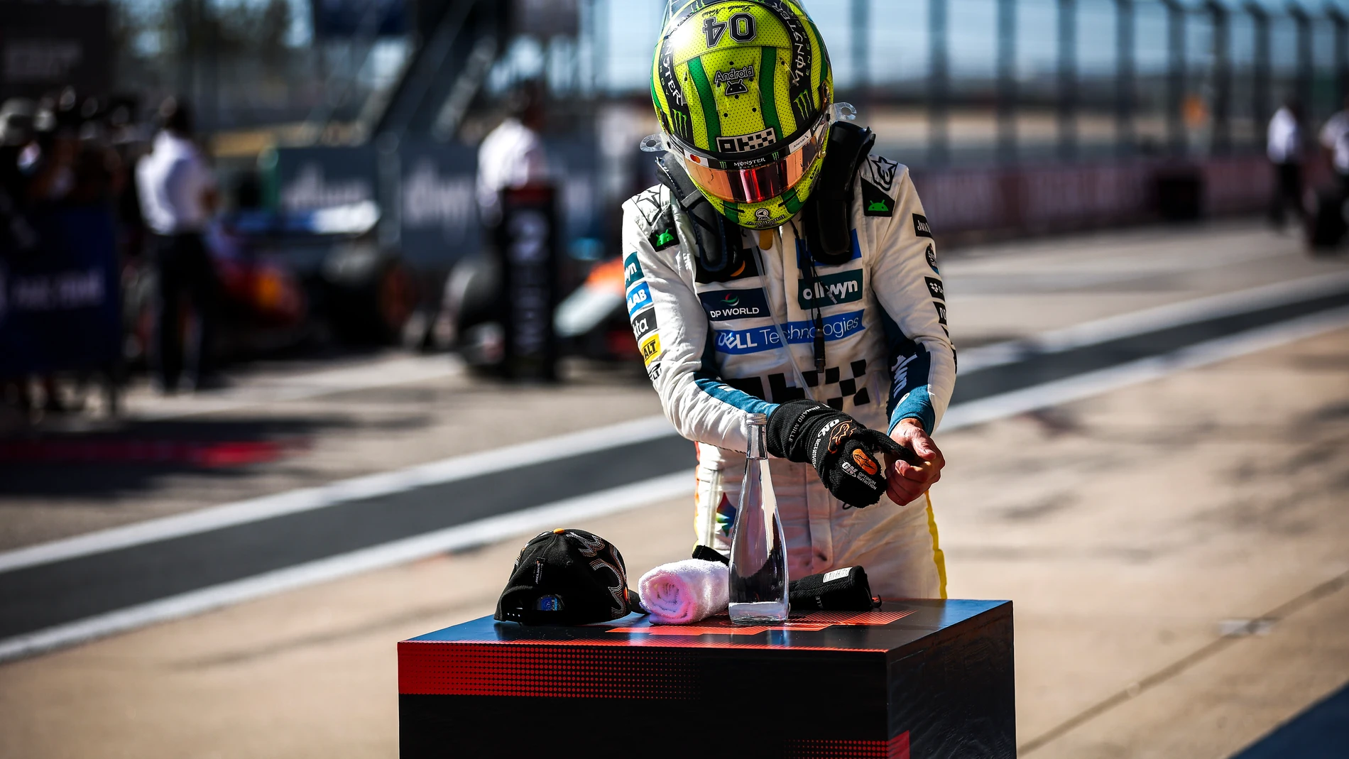 NORRIS Lando (gbr), McLaren F1 Team MCL39, portrait during the 2025 Formula 1 United States Grand Prix, 19th round of the 2025 FIA Formula One World Championship from October 17 to 19, 2025 on the Circuit of the Americas, in Austin, Texas, United States of America - Photo DPPI / DPPIAFP7 19/10/2025 ONLY FOR USE IN SPAIN