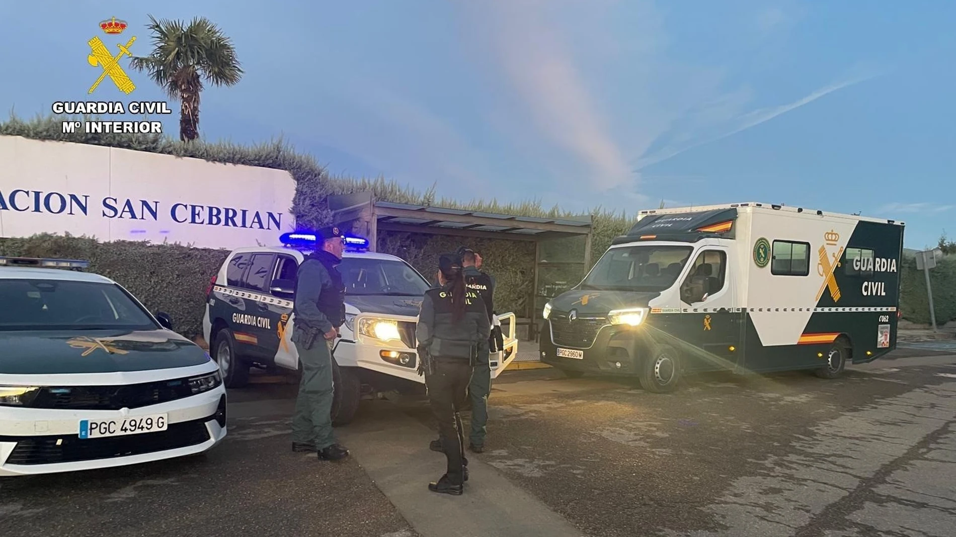 Dispositivo desplegado para buscar al vecino de San Cebrián (Palencia). REMITIDA / HANDOUT por SUB GBNO EN PALENCIA Fotografía remitida a medios de comunicación exclusivamente para ilustrar la noticia a la que hace referencia la imagen, y citando la procedencia de la imagen en la firma 20/10/2025