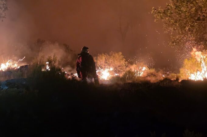 Incendio en Extremadura