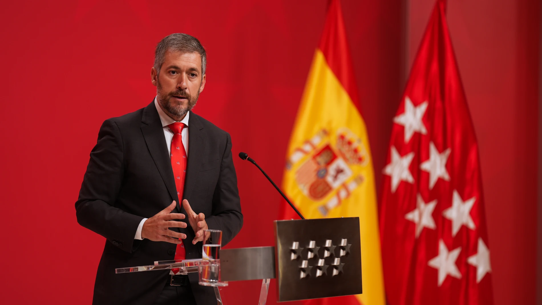 El consejero de Presidencia, Justicia y Administración Local de la Comunidad de Madrid, Miguel Ángel García Martín