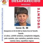 La Policía Nacional busca en Canarias a un menor de 13 años en situación de alta vulnerabilidad La Policía Nacional busca en Canarias a un menor de 13 años en situación de alta vulnerabilidad