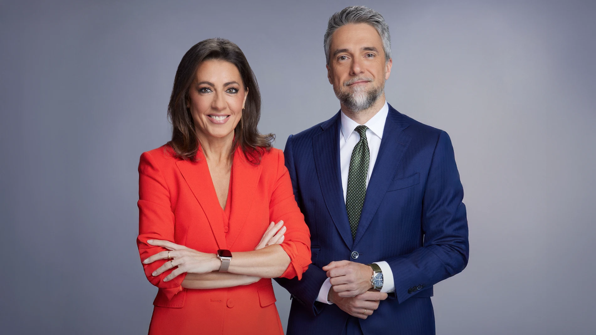 Ángeles Blanco y Carlos Franganillo, nueva pareja de presentadores de Informativos Telecinco