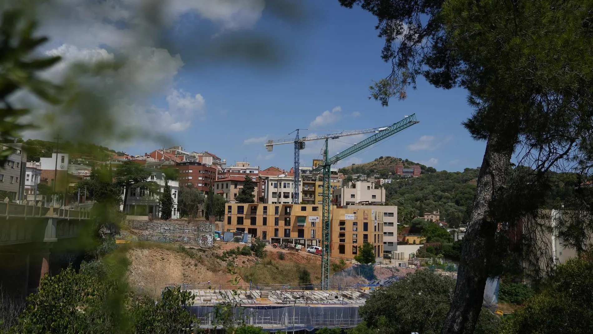 Imagen del barrio de Vallcarca de Barcelona