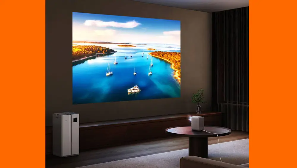 El nuevo Redmi Smart Projector 4 es capaz de proyectar imágenes en superficies de hasta 120 pulgadas
