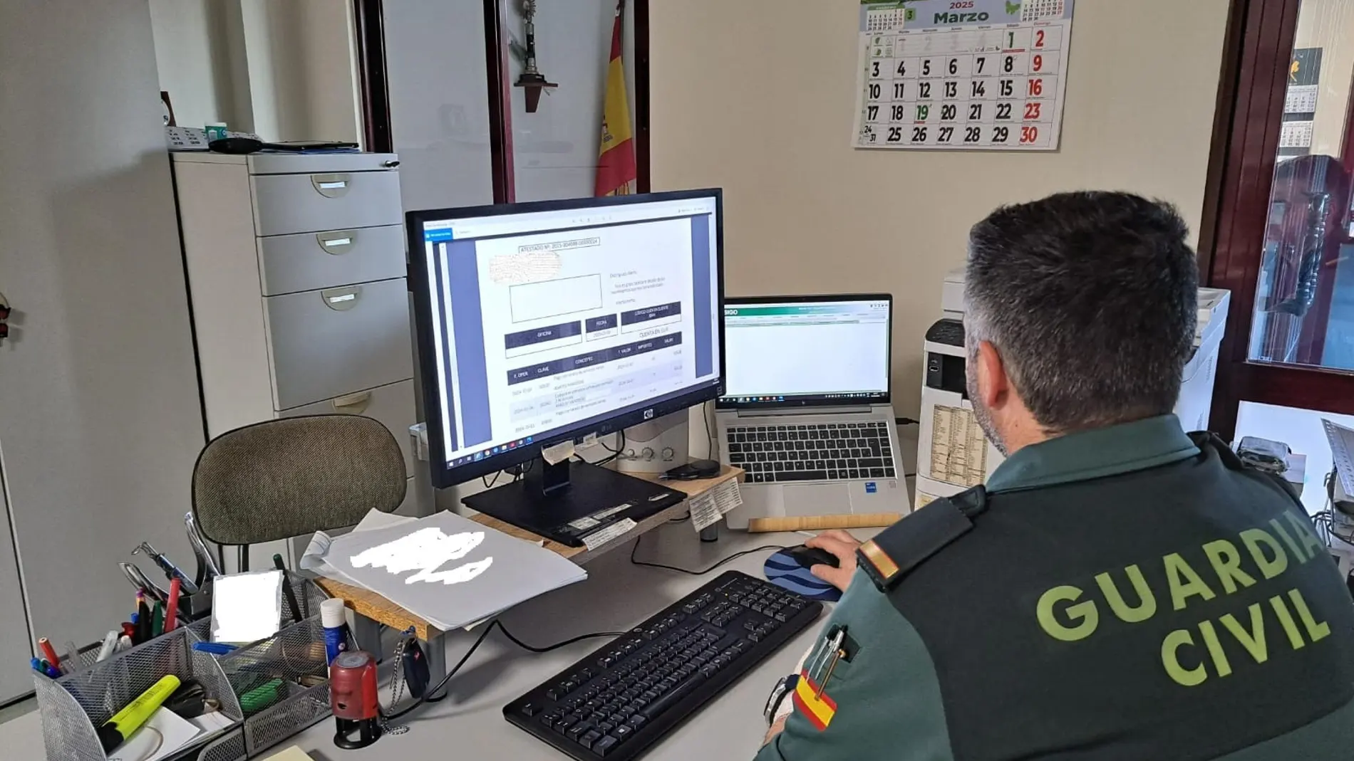 Investigador de la Guardia Civil de Valladolid