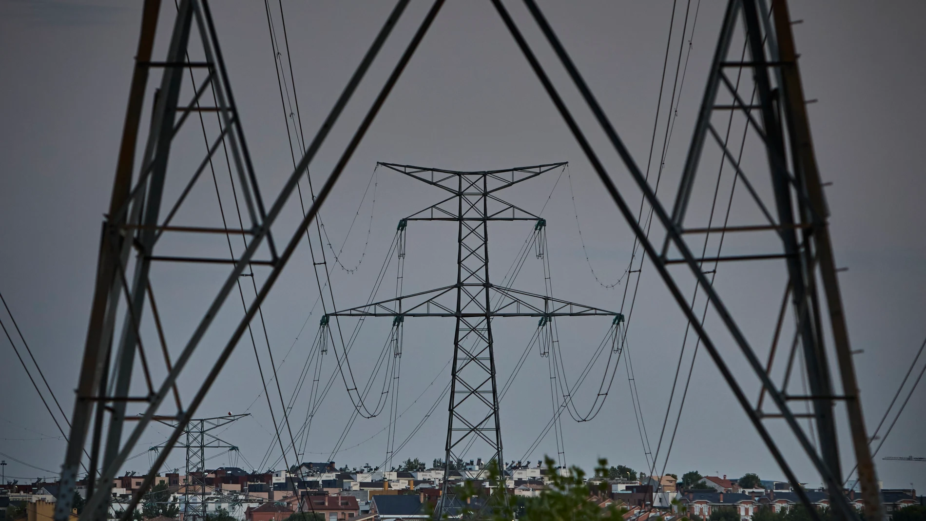 Torres de Alta Tensión en Arroyomolinos.