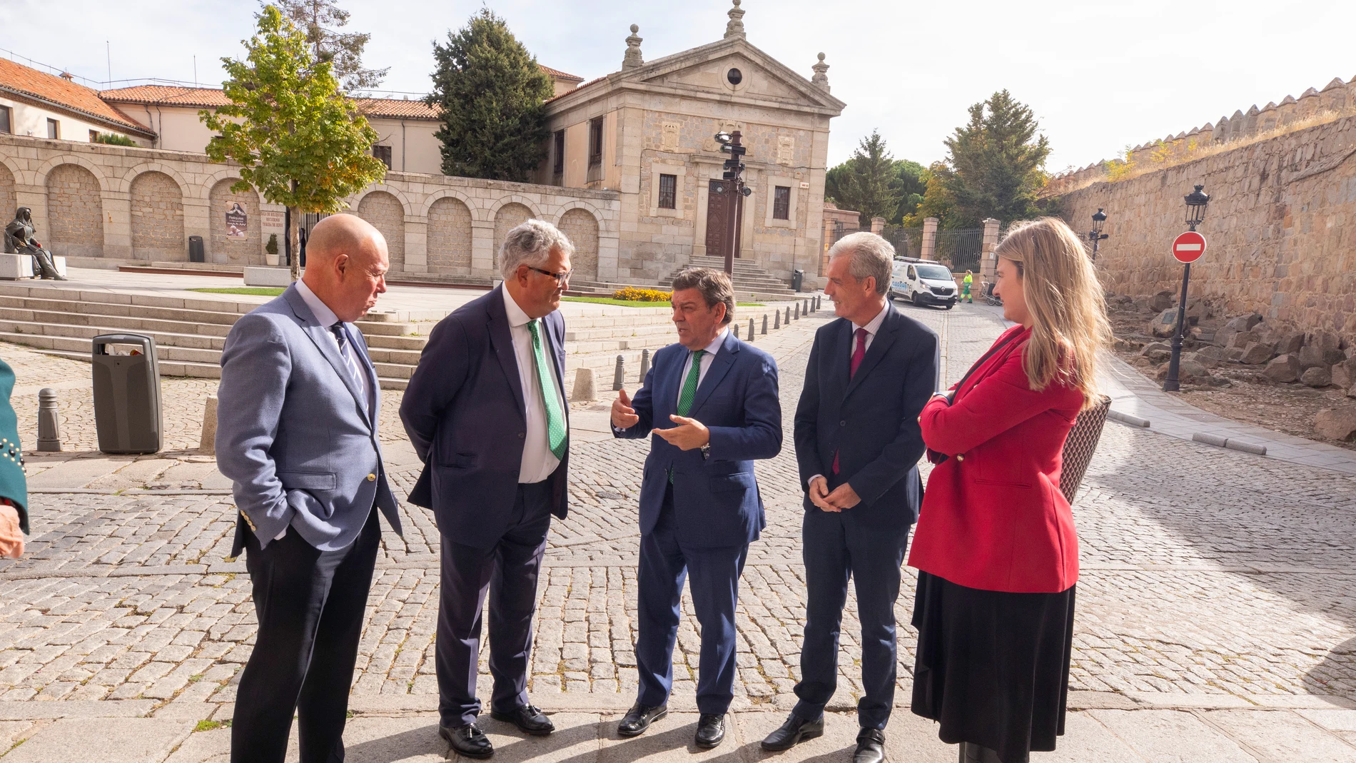 El consejero de la Presidencia, Luis González Gago, antes de inaugurar el congreso en Ávila