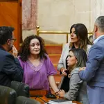 Parlamentarios de Por Andalucía, Adelante Andalucía y el PSOE