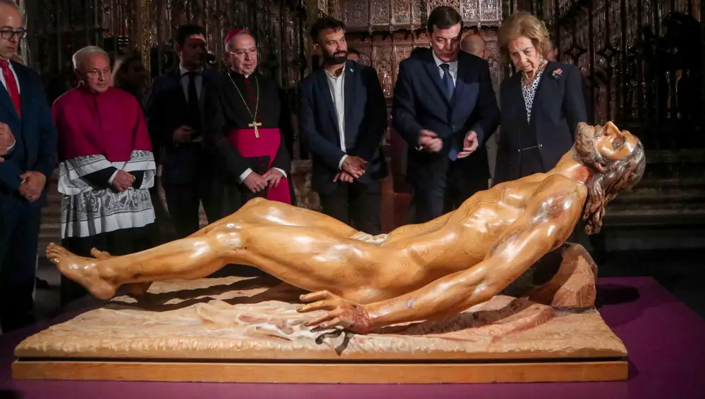 La reina Sofía admira obras del Greco, Picasso y Goya en Las Edades del Hombre de Zamora