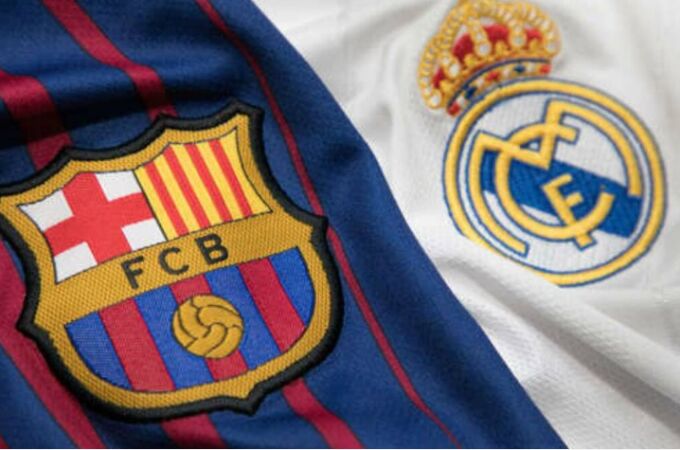Los que cuentan los escudos de Real Madrid y Barça