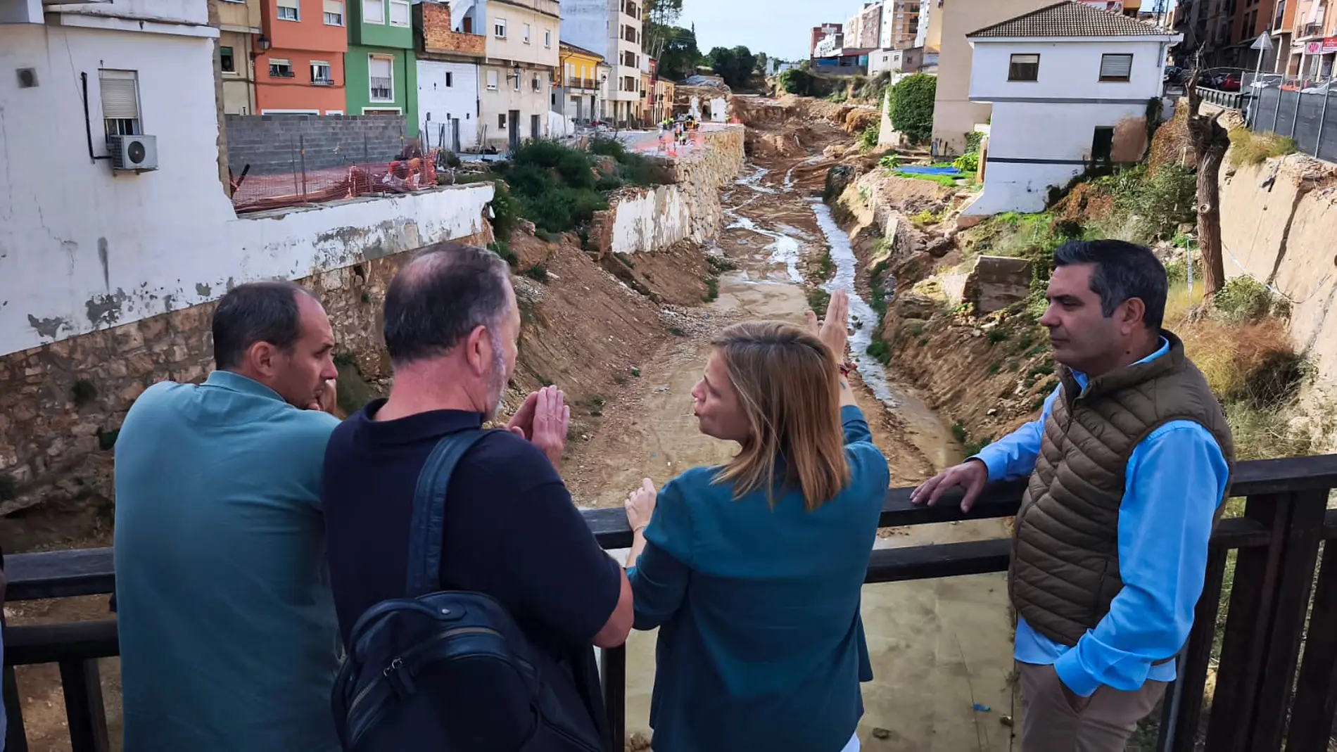 El Gobierno destina cinco millones más a las obras en el barranco del Poyo para aumentar la capacidad del cauce