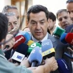 El presidente de la Junta de Andalucía, Juanma Moreno