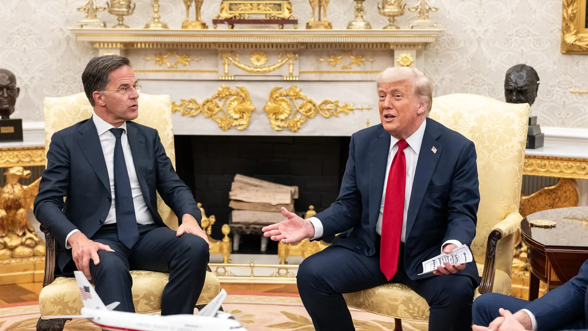 OTAN.- Trump carga ante Rutte contra España por el gasto militar: "El problema se podría resolver muy fácilmente"