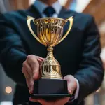 Imagen de archivo de un trofeo