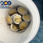 Monedas falsas procedentes de China