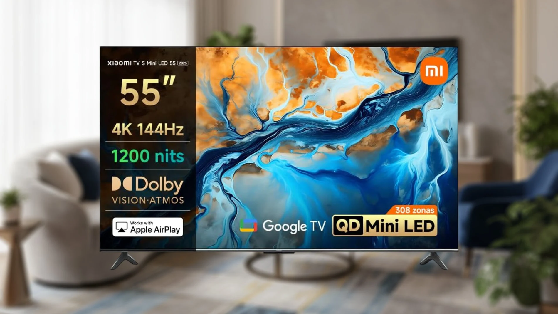 Xiaomi TV S Mini 55 2025 destaca por tener una relación calidad-precio difícil de superar