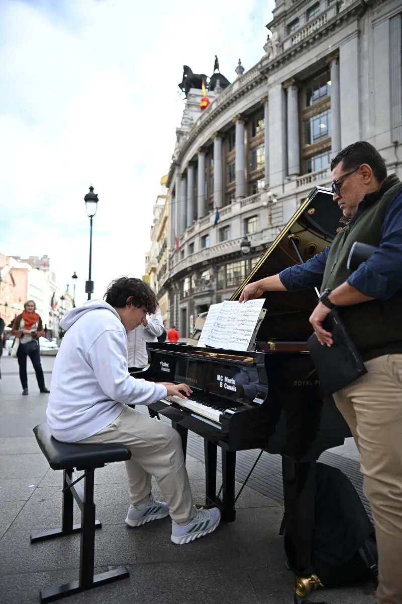 Iniciativa “Tu ciudad se llena de pianos” en Madrid