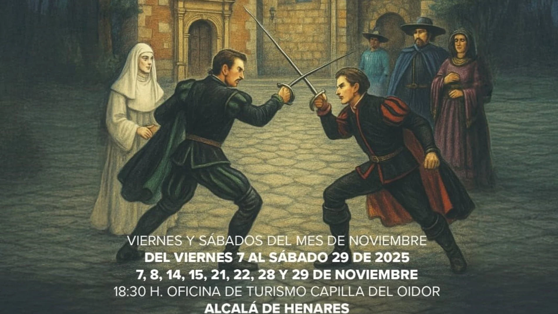 Las calles de la ciudad acogerán en noviembre nuevas visitas teatralizadas en torno a Don Juan Tenorio