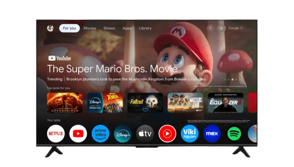 Este televisor lleva Google TV
