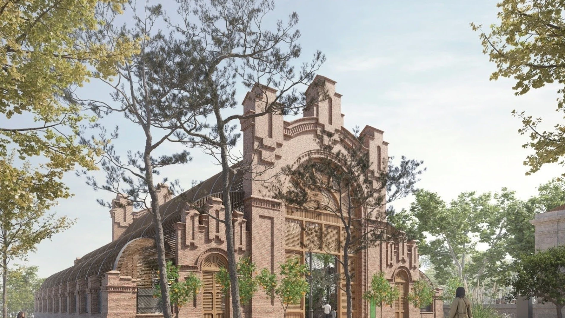 Reconstrucción digital del proyecto de reforma del Umbráculo de la Ciutadella REMITIDA / HANDOUT por AYUNTAMIENTO DE BARCELONA Fotografía remitida a medios de comunicación exclusivamente para ilustrar la noticia a la que hace referencia la imagen, y citando la procedencia de la imagen en la firma 25/10/2025