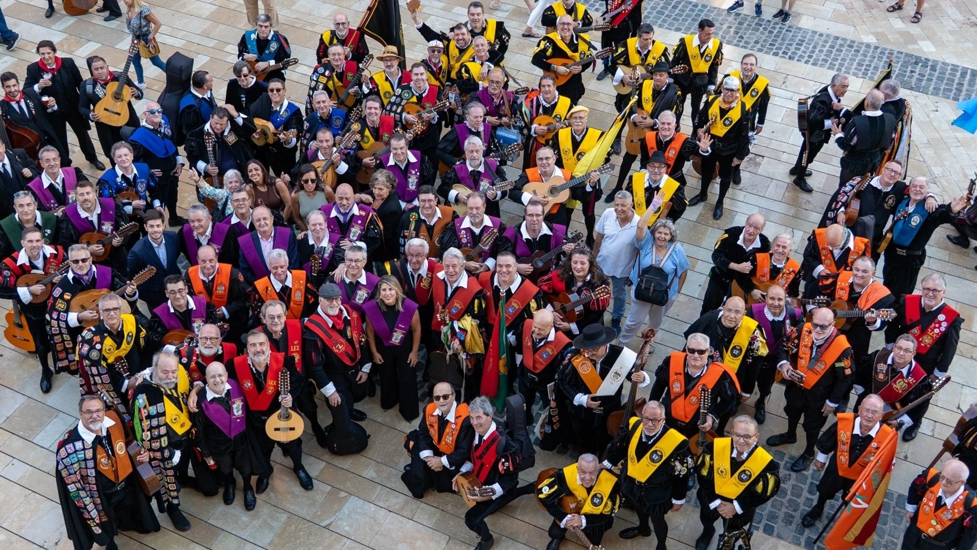 Cartagena acoge este fin de semana el XXVIII Certamen Internacional de Cuarentunas, que reúne a más de 500 músicos procedentes de España, Portugal y Holanda REMITIDA / HANDOUT por AYUNTAMIENTO DE CARTAGENA Fotografía remitida a medios de comunicación exclusivamente para ilustrar la noticia a la que hace referencia la imagen, y citando la procedencia de la imagen en la firma 25/10/2025