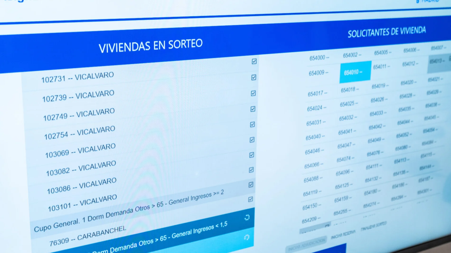 Imagen del sorteo, celebrado el pasado viernes