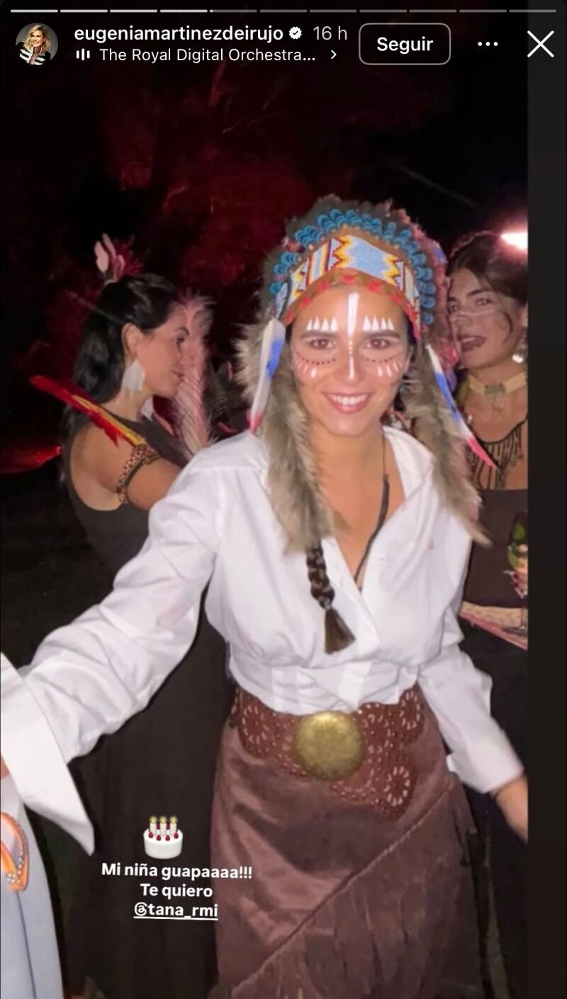 Tana Rivera en su cumpleaños.