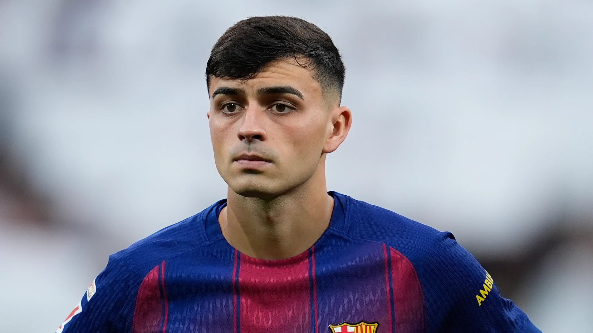 Pedri Gonzalez of FC Barcelona looks on during the Spanish League, LaLiga EA Sports, football match played between Real Madrid C.F. and FC Barcelona at Santiago Bernabeu stadium on October 26, 2025, in Madrid, Spain.AFP7 26/10/2025 ONLY FOR USE IN SPAIN