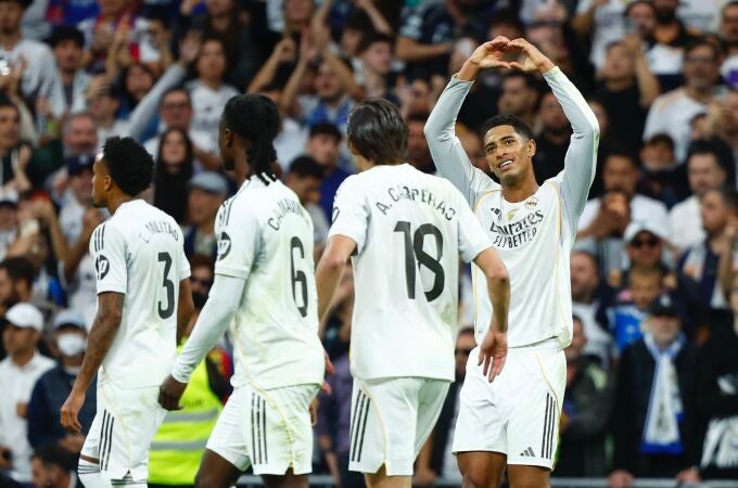 Jude Bellingham celebra su gol