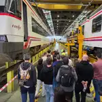 Renfe ha celebrado hoy una jornada de puertas abiertas con motivo del día del tren