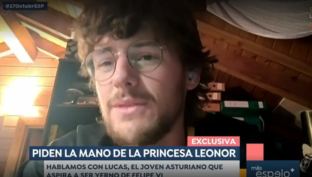 Lucas, el joven asturiano que pidió matrimonio a la Princesa Leonor