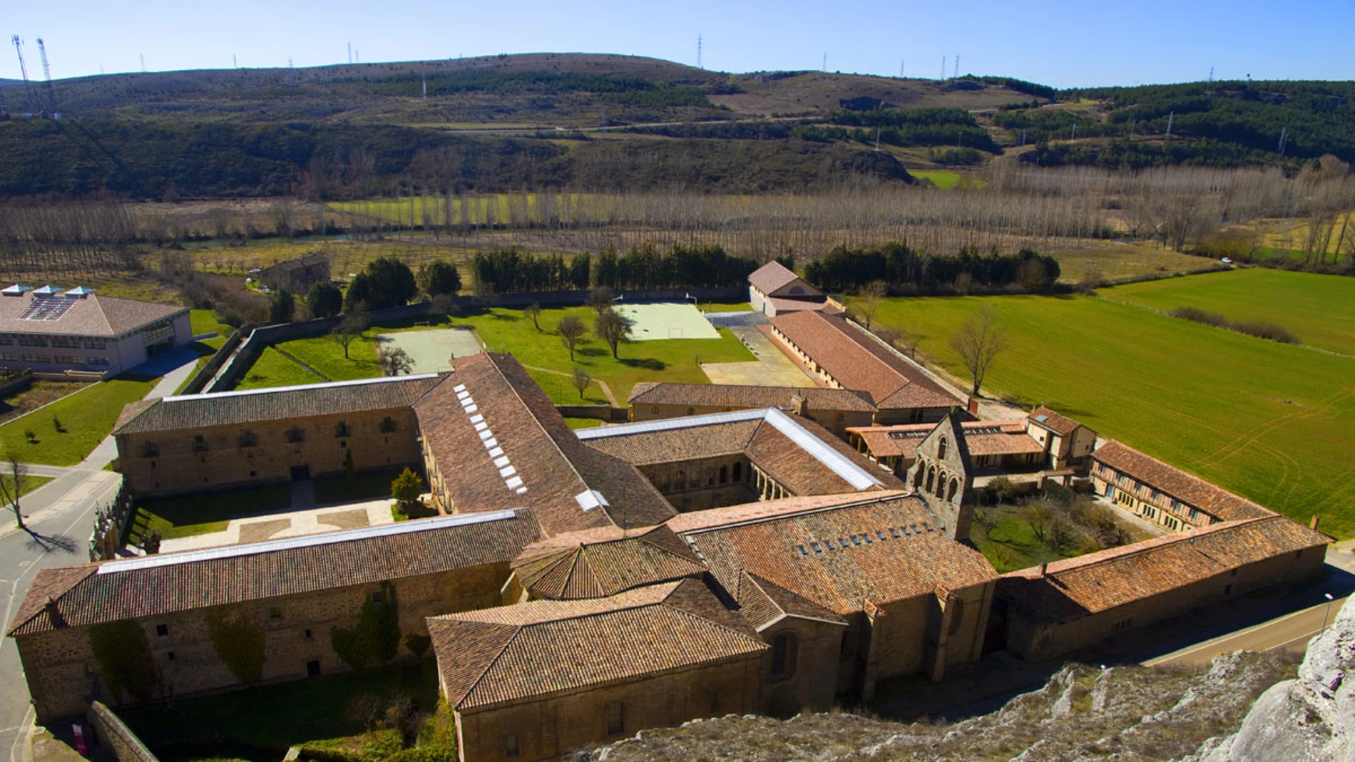 Imagen del IES Santa María la Real de Palencia, centro donde estudia Alba, una de las premiadas