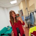 El look navideño de Nuria Roca. El look navideño de Nuria Roca.