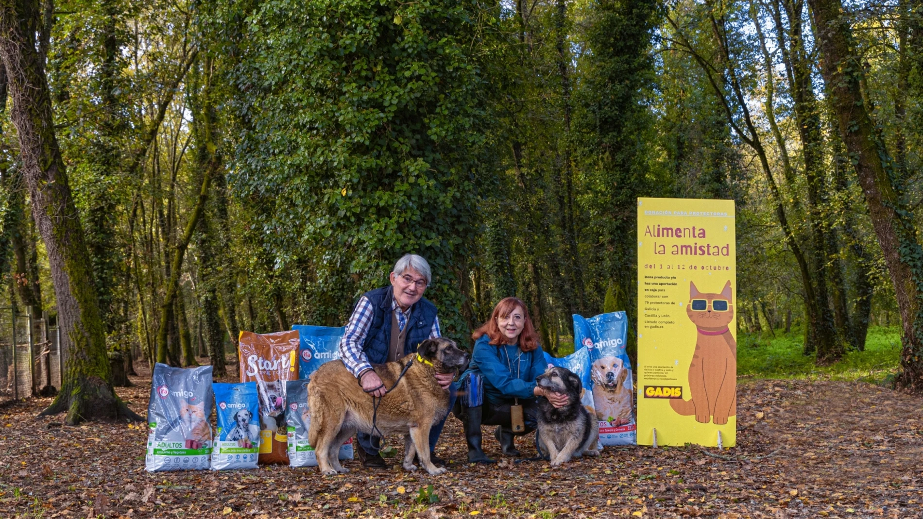 Gadis destinará más de 73.000 kilos de productos a las protectoras de animales de Castilla y León y Galicia